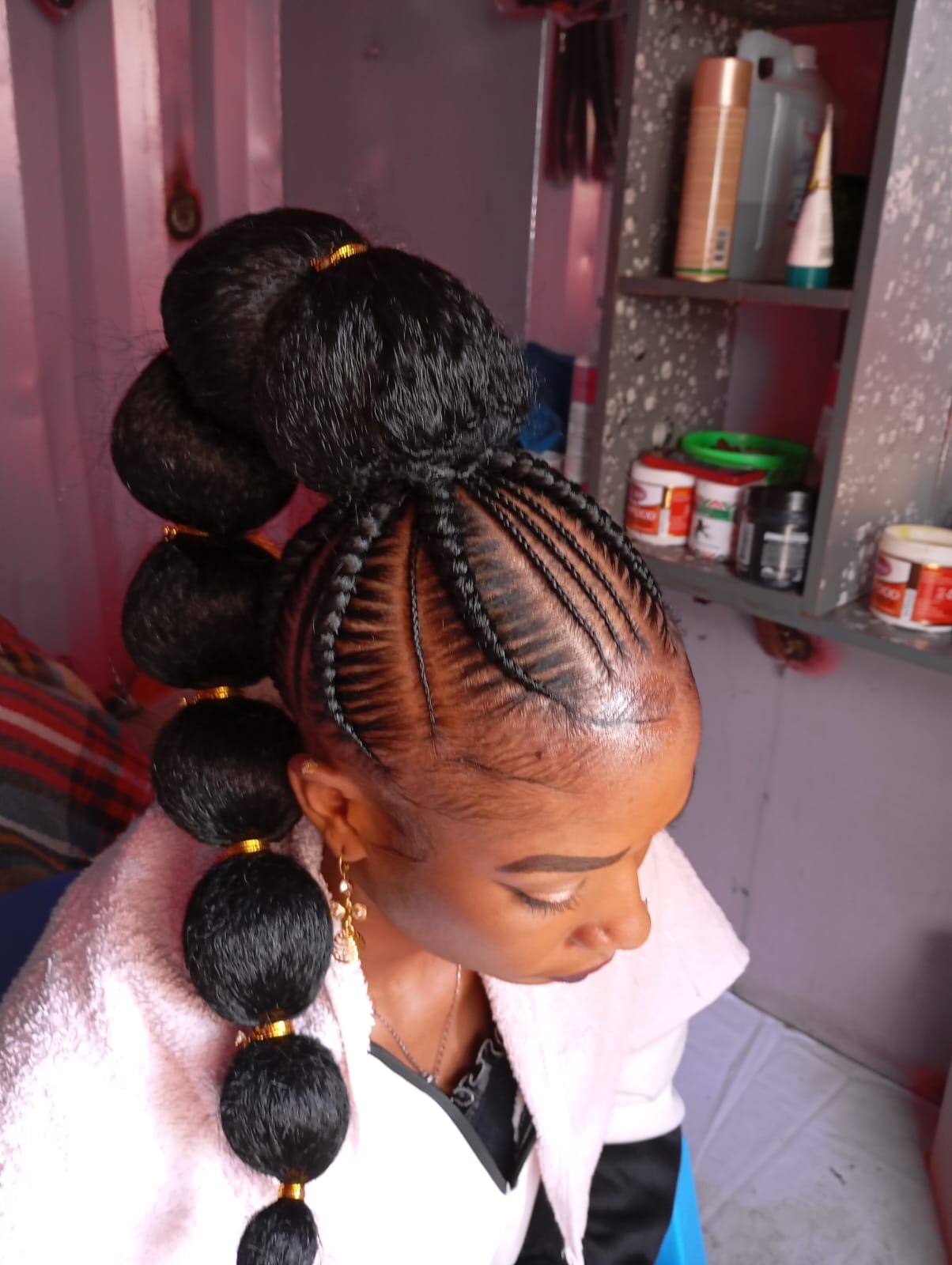 Hair extensions service at Blessed Rayna Salon
